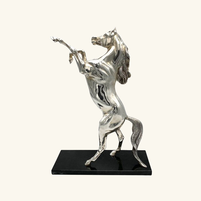 christofle rearing arabian horse sculpture extra large sterling silver limited edition