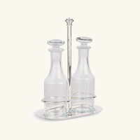 christofle albi oil   vinegar cruet silver plated