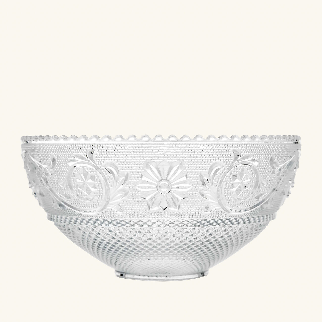 باكارا وعاء آرابيسك صغير شفاف