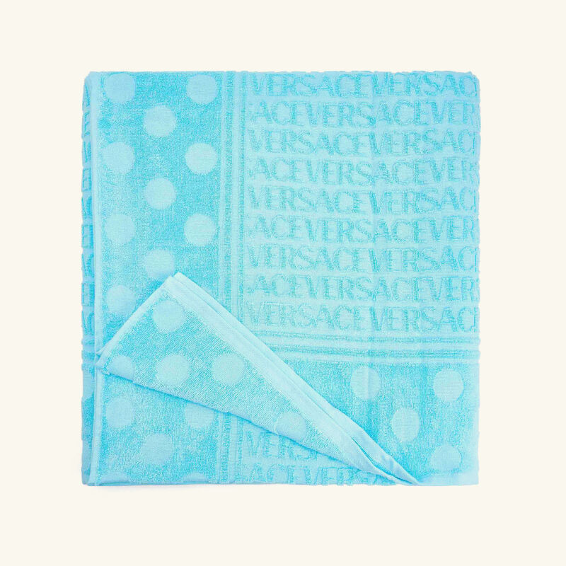 La Vacanza Bath Towel Blue versace la vacanza bath towel blue