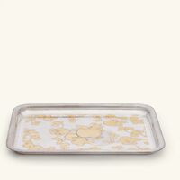 Jardin D'eden Serving Tray Rectangular Small Silver christofle jardin d eden serving tray rectangular small silver