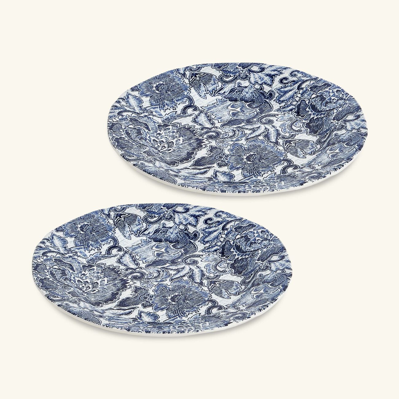 Faded Peony Salad Plates Round Blue Set of 2 ralph lauren home faded peony salad plates round blue set of 2