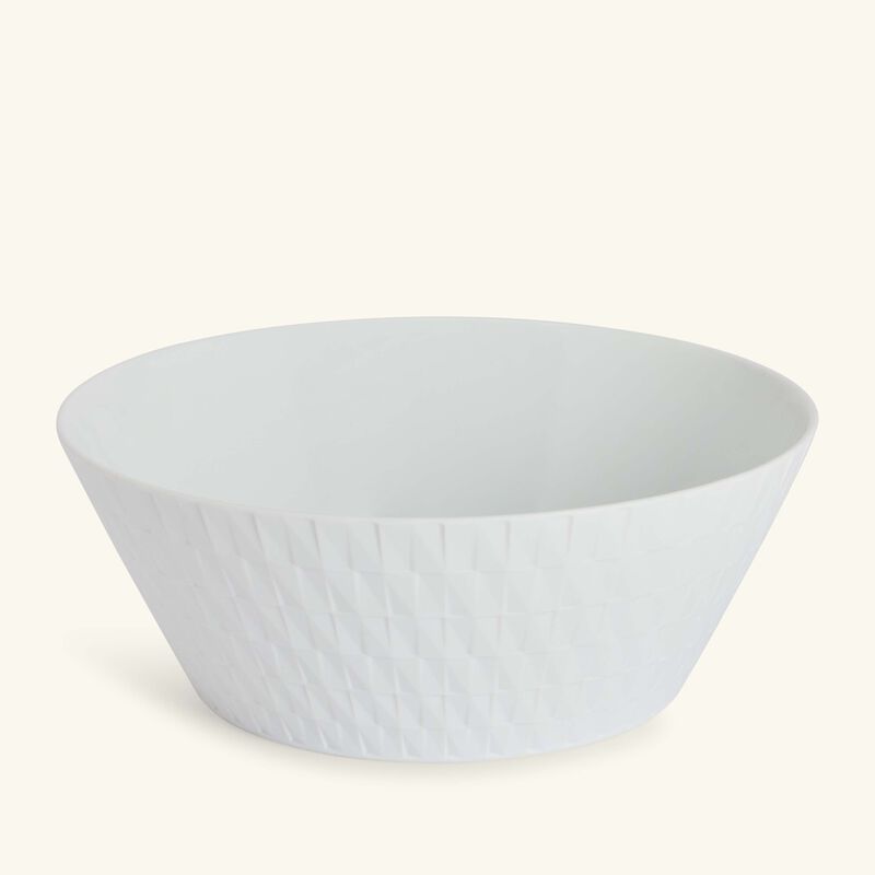 Twist Salad Bowl White 24cm bernardaud twist salad bowl white 24cm