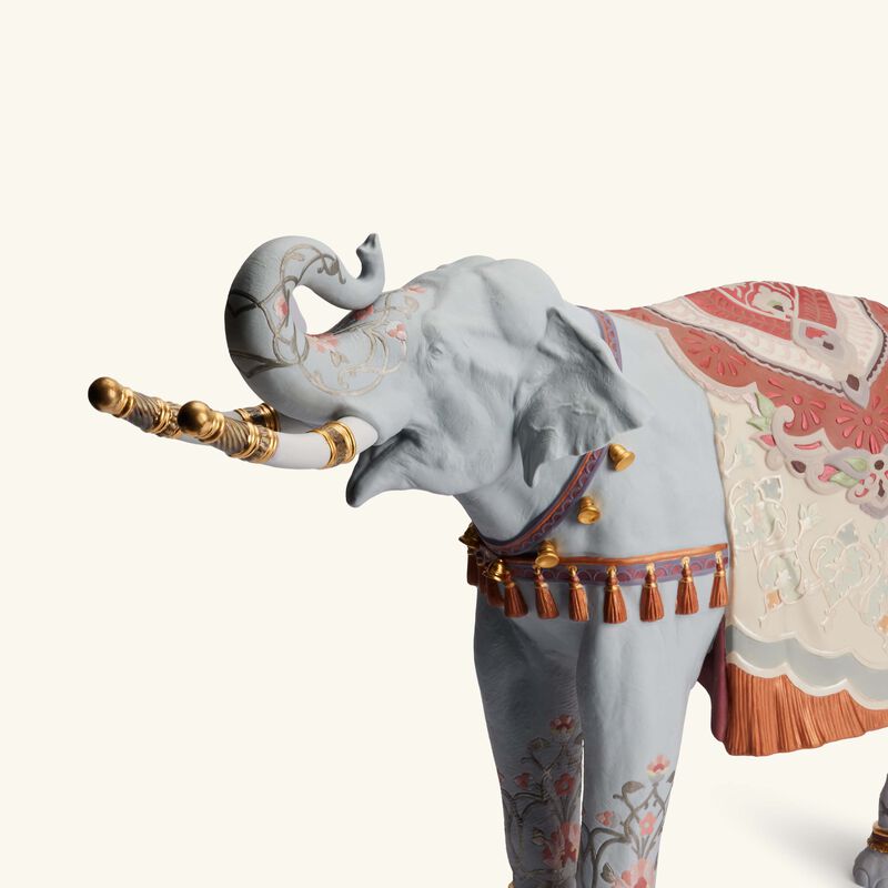 lladro oriens elephant sculpture