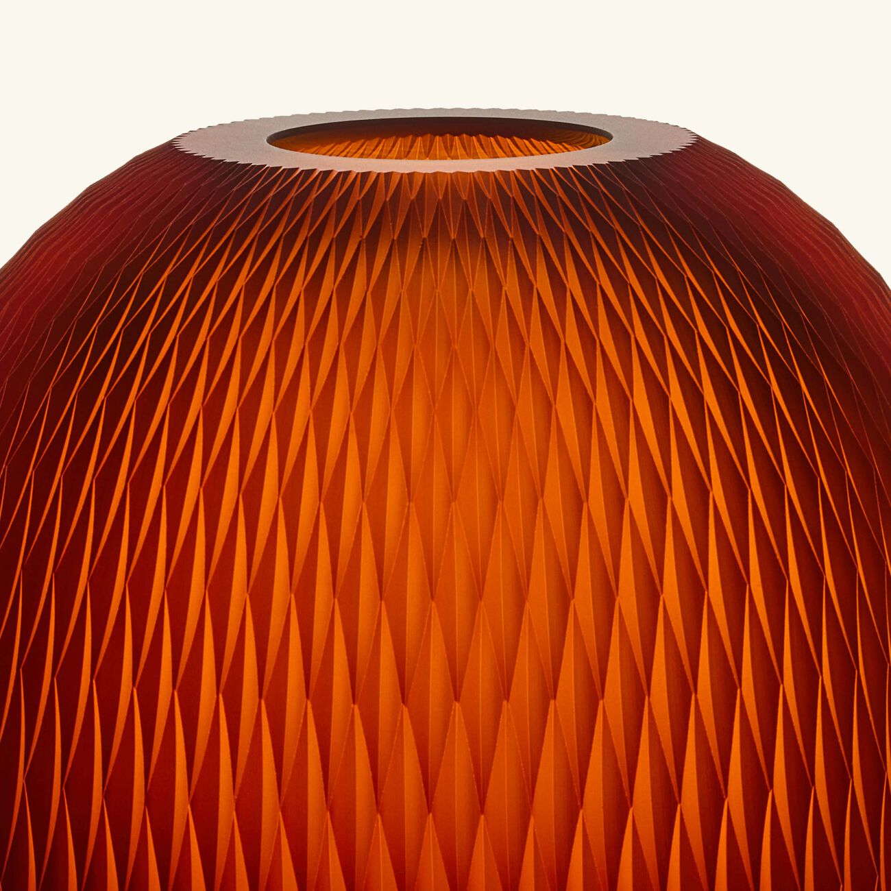Metamorphosis Vase Round Large Amber ruckl metamorphosis vase round large amber