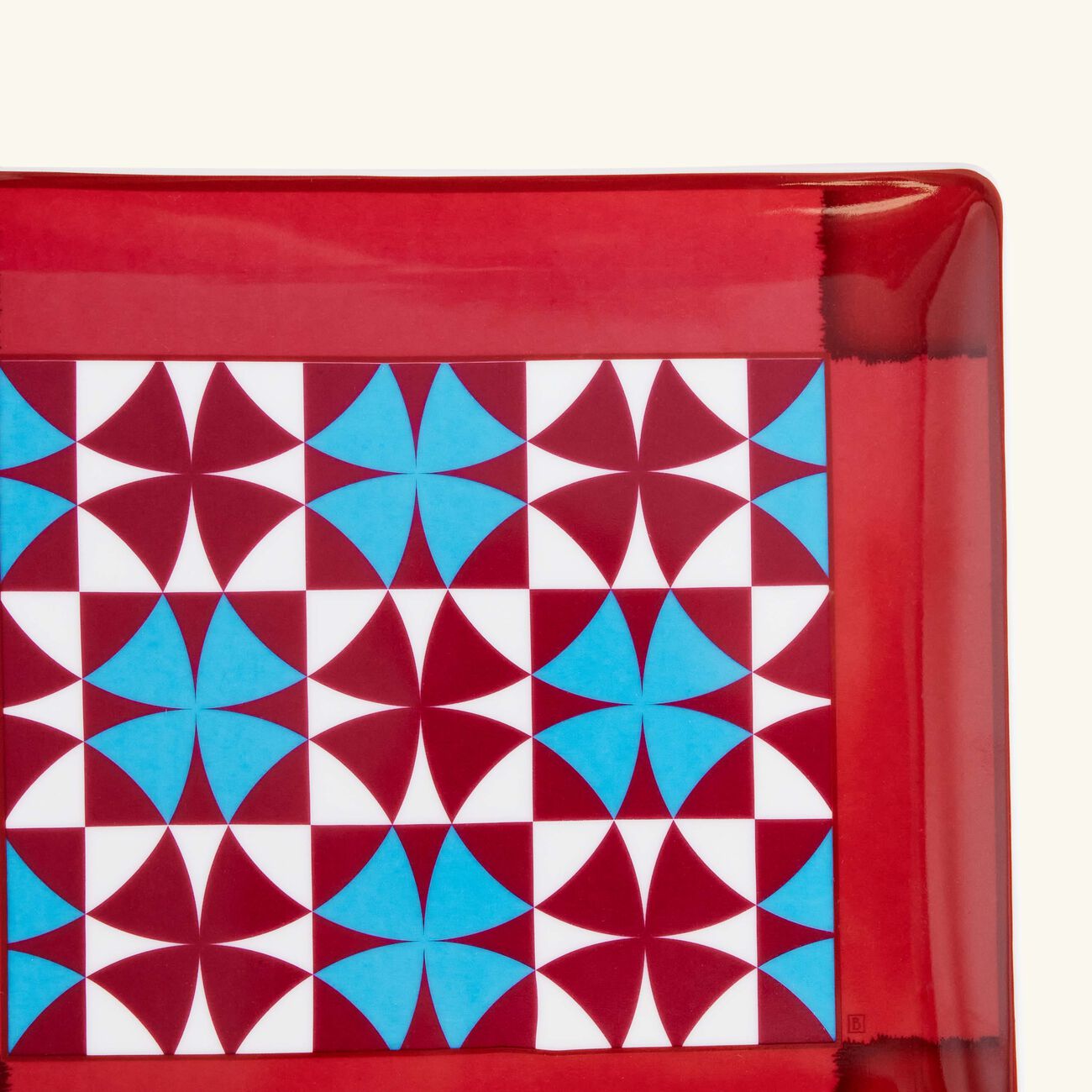 Villa Garance Serving Plate Rectangular Red bernardaud villa garance serving plate rectangular red