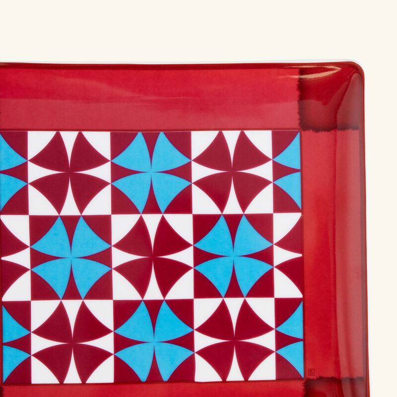 Villa Garance Serving Plate Rectangular Red bernardaud villa garance serving plate rectangular red