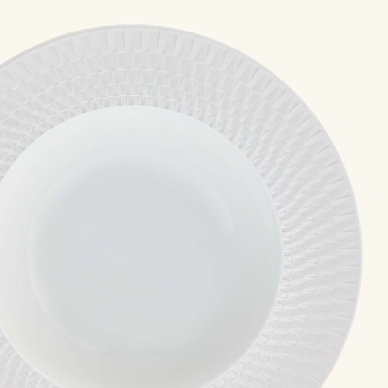 Twist Soup Bowl Round White 23cm bernardaud twist soup bowl round white 23cm