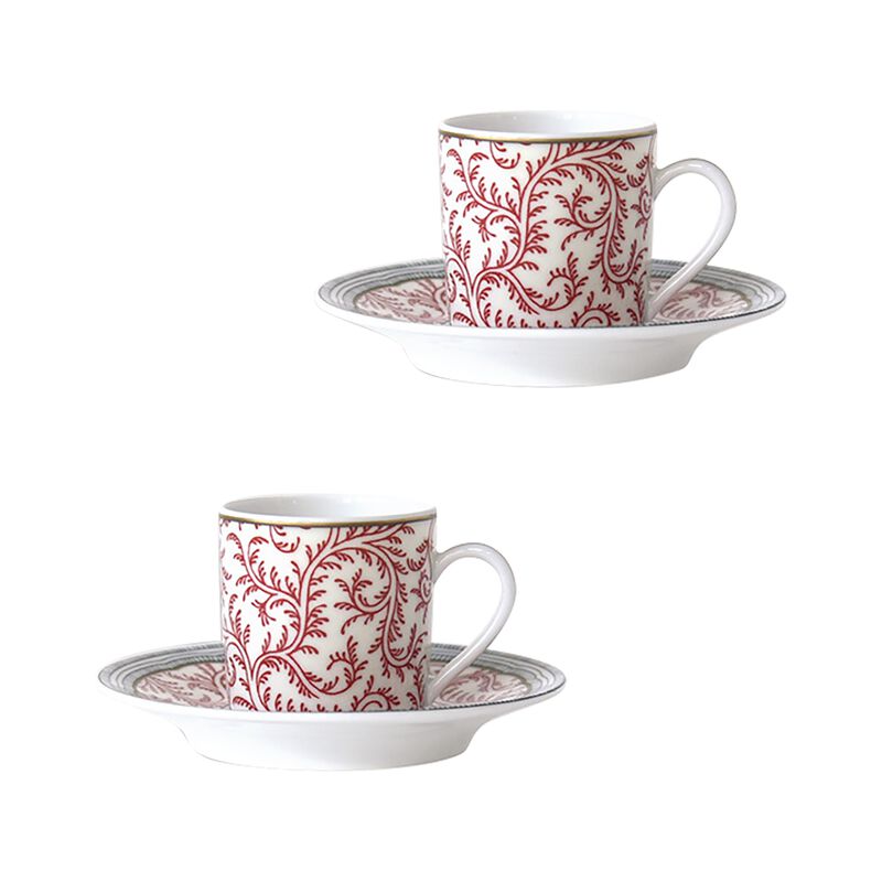 Collection Braquenié Set of 2 Espresso Cups and Saucers, large
