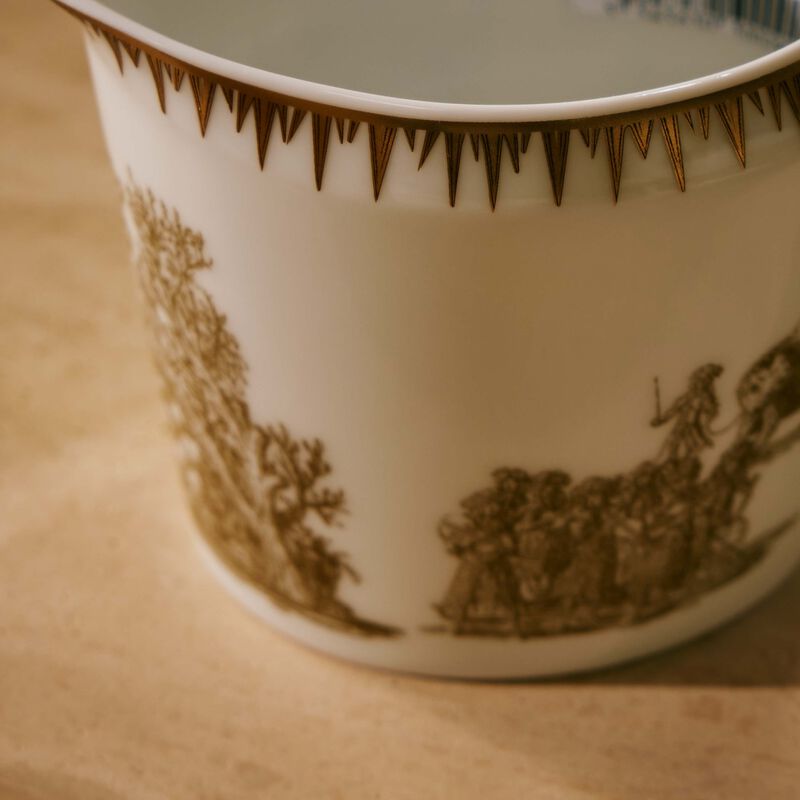 bernardaud versailles enchante milk pitcher gold