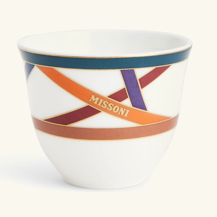 missoni home nastri arabic coffee cup pattern set of 6