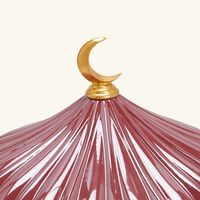 لادرو صندوق ماجستيك نايتس مع 4 أطباق باللون الأحمر