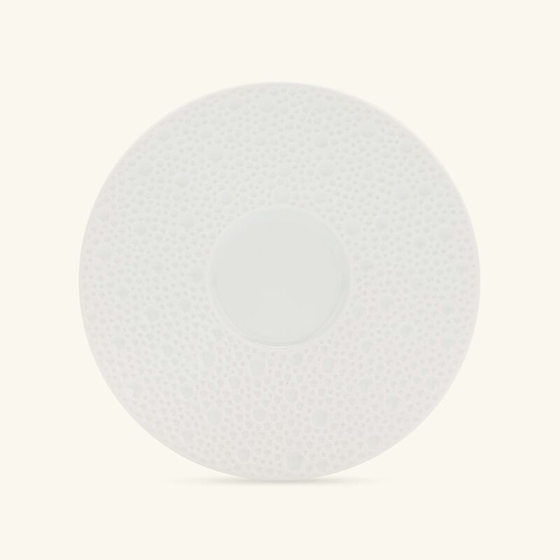 برناردو فنجان القهوة إكيوم وصحنه أبيض