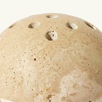 Beige Stone Incense Burner light of sakina beige stone incense burner