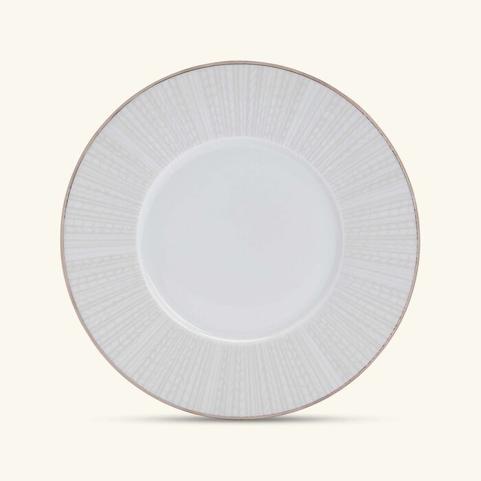 bernardaud silva bread   butter plate round silver 16cm