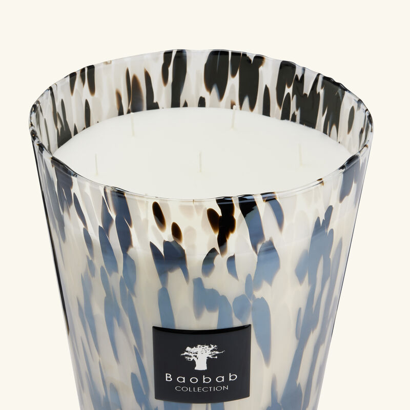 baobab collection pearls black candle maxi max