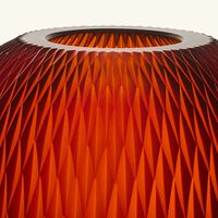 ruckl metamorphosis vase round medium amber