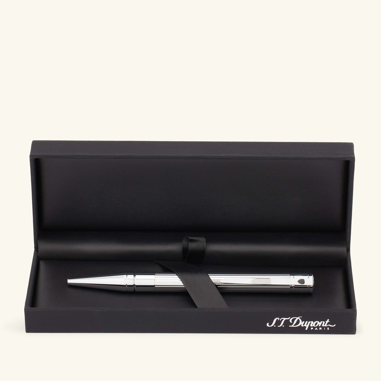 D-Initial Ballpoint Pen Silver st dupont d initial ballpoint pen silver