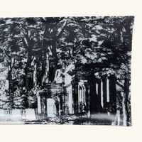 Giardino Settecentesco Tray Rectangular Small Grey fornasetti giardino settecentesco tray rectangular small grey