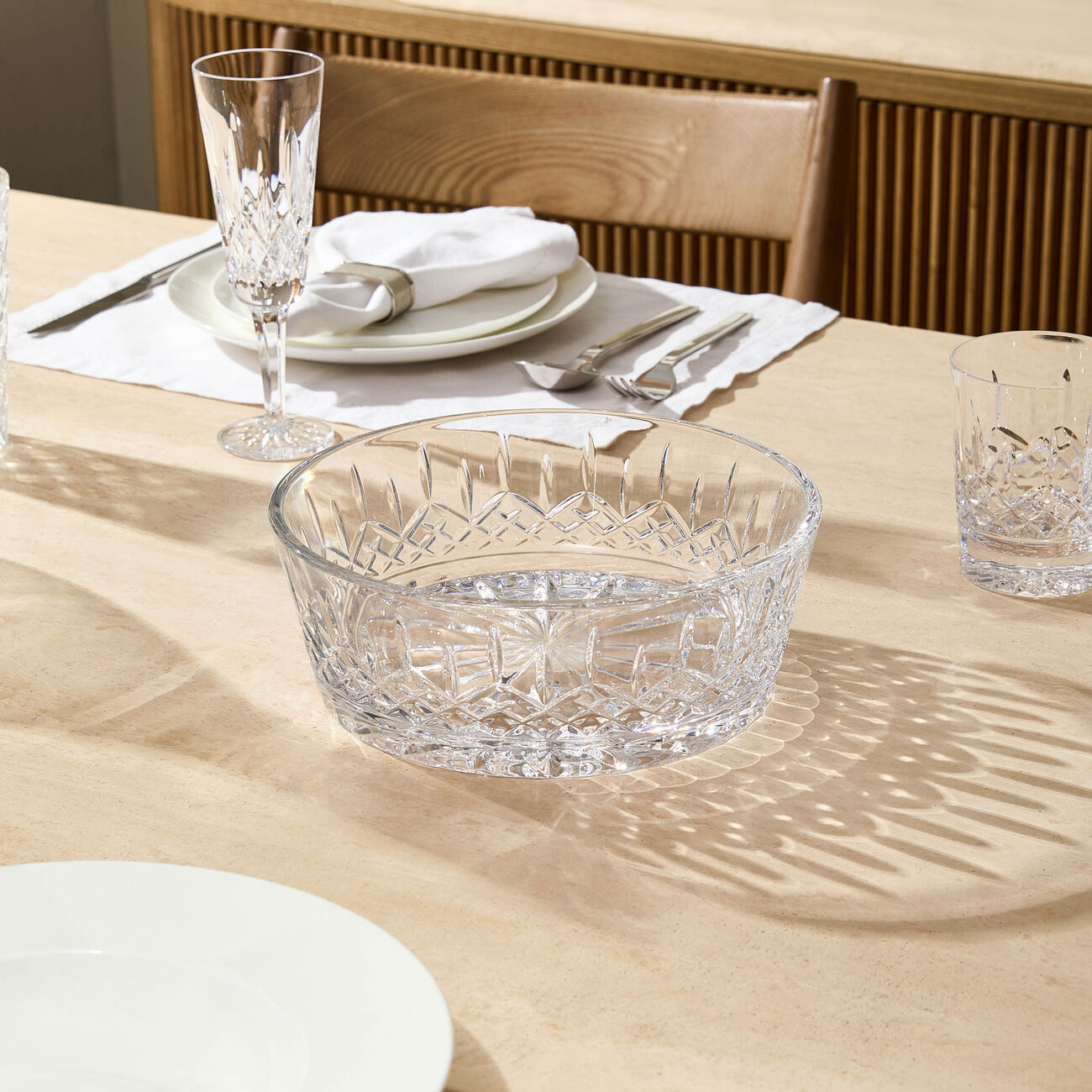 Lismore Serving Bowl Clear 25cm waterford lismore serving bowl clear 25cm
