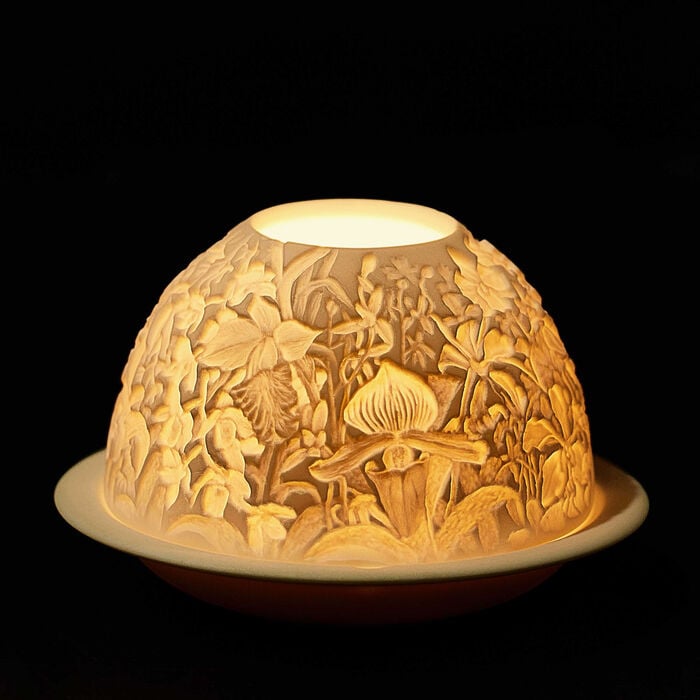 bernardaud les orchides lithophanie