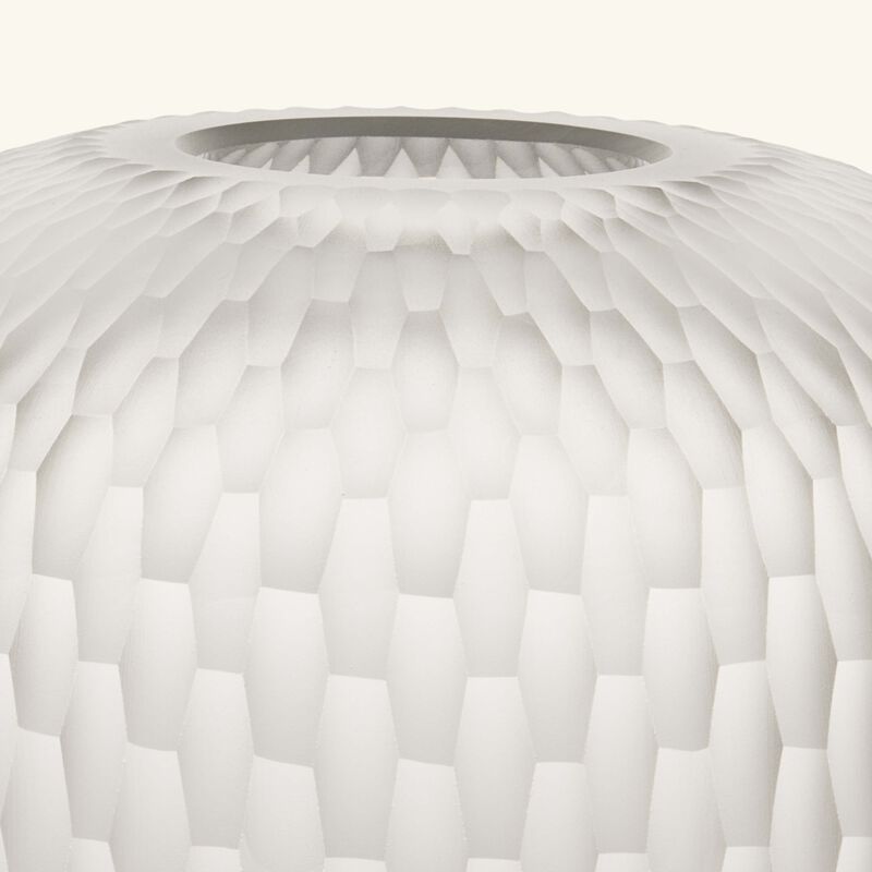 روكل مزهرية ميتامورفوسيس مستديرة صغيرة من الكريستال الشفاف