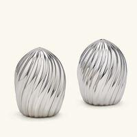 l objet ripple spice jewels salt and pepper shakers platinum plated set of 2