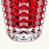 Eye Zigzag II Vase Medium Red baccarat eye zigzag ii vase medium red
