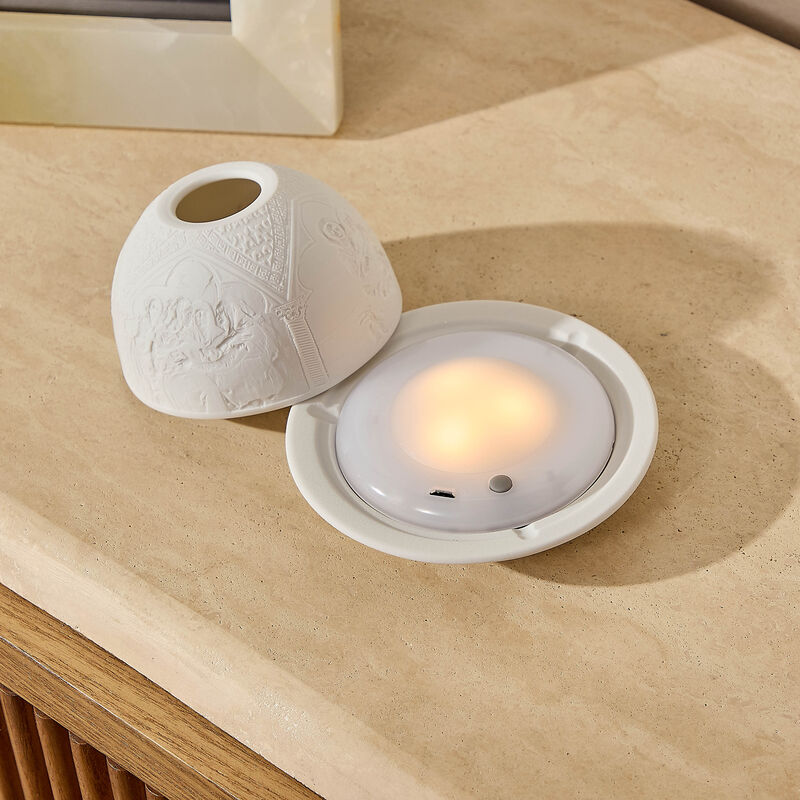 Votivelight Virgin Mary White bernardaud votivelight virgin mary white