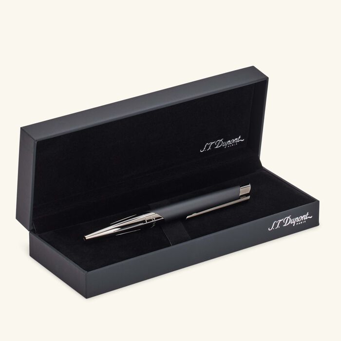 st dupont defi millennium ballpoint pen grey