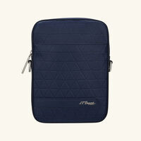 st dupont firehead shoulder bag blue