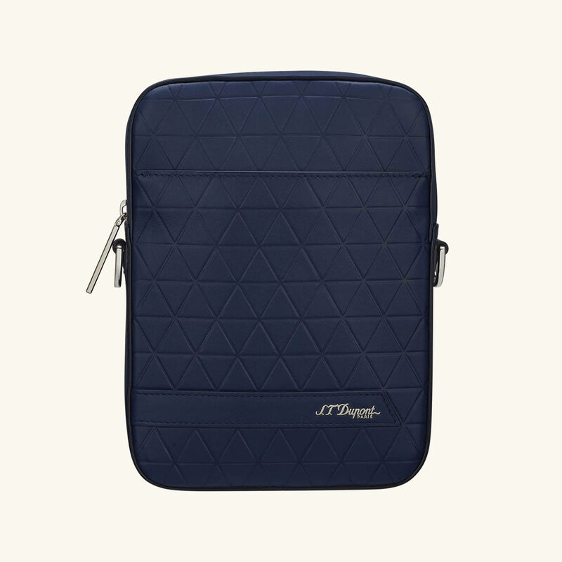st dupont firehead shoulder bag blue
