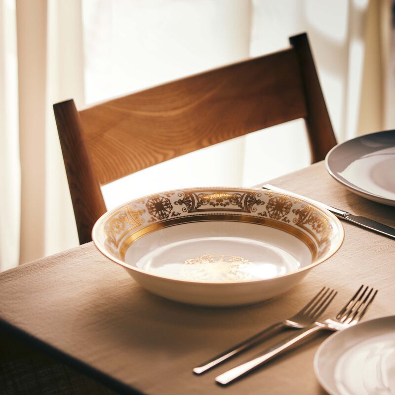 Aux Rois Salad Plate Round Gold 24cm bernardaud aux rois salad plate round gold 24cm