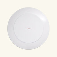 baccarat arcadia show plate round red 31cm