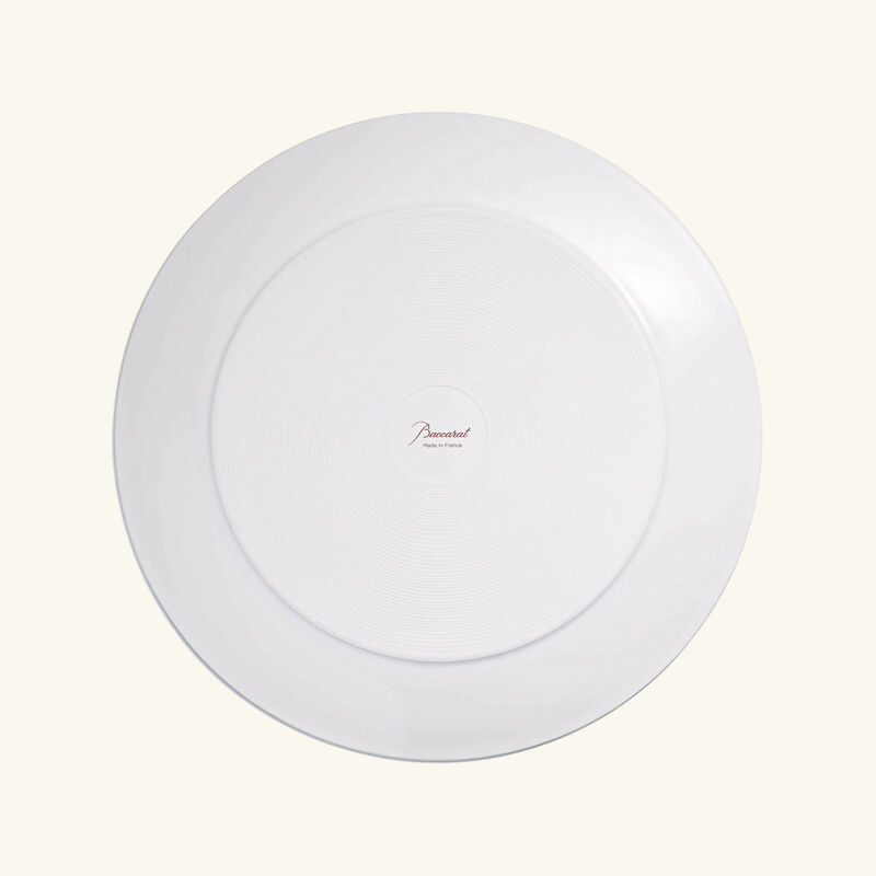 baccarat arcadia show plate round red 31cm
