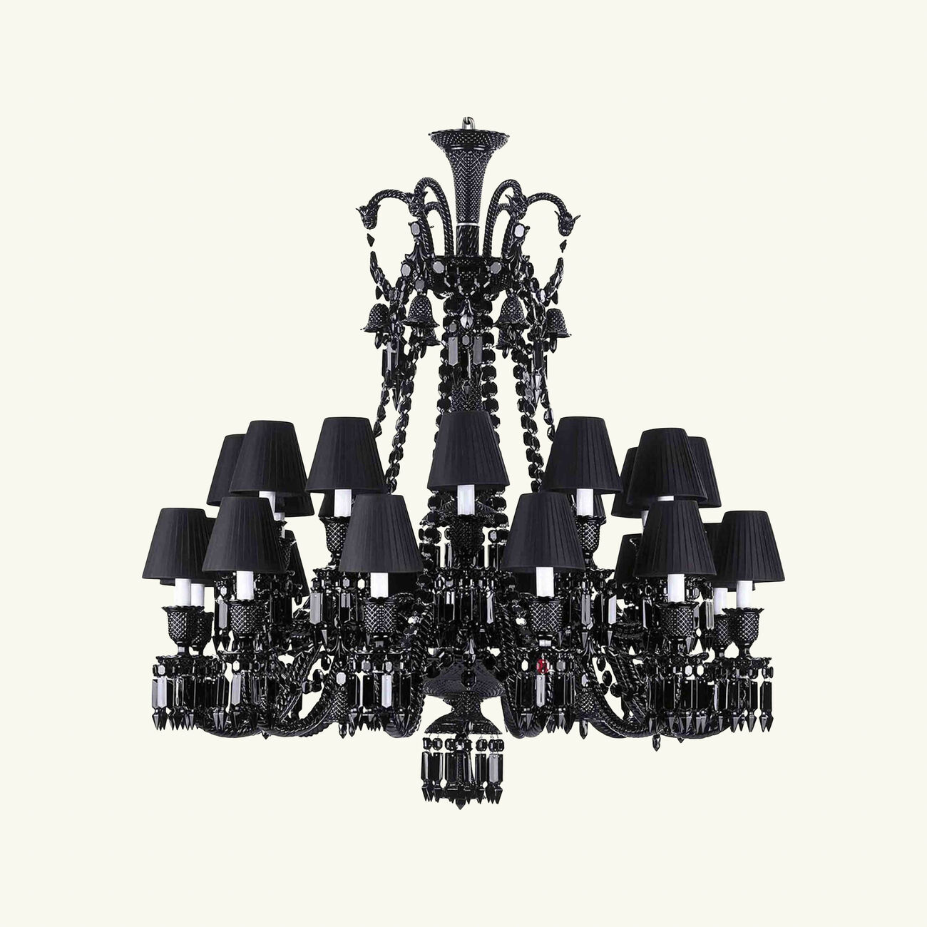 baccarat z nith chandelier black
