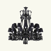 baccarat z nith chandelier black