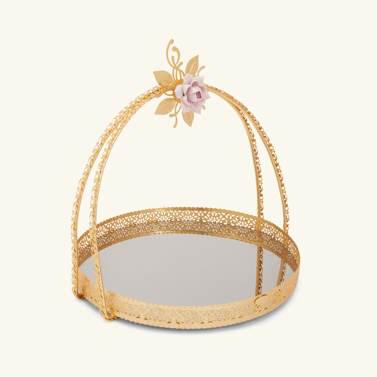 Extravaganza Serving Basket Gold villari extravaganza serving basket gold