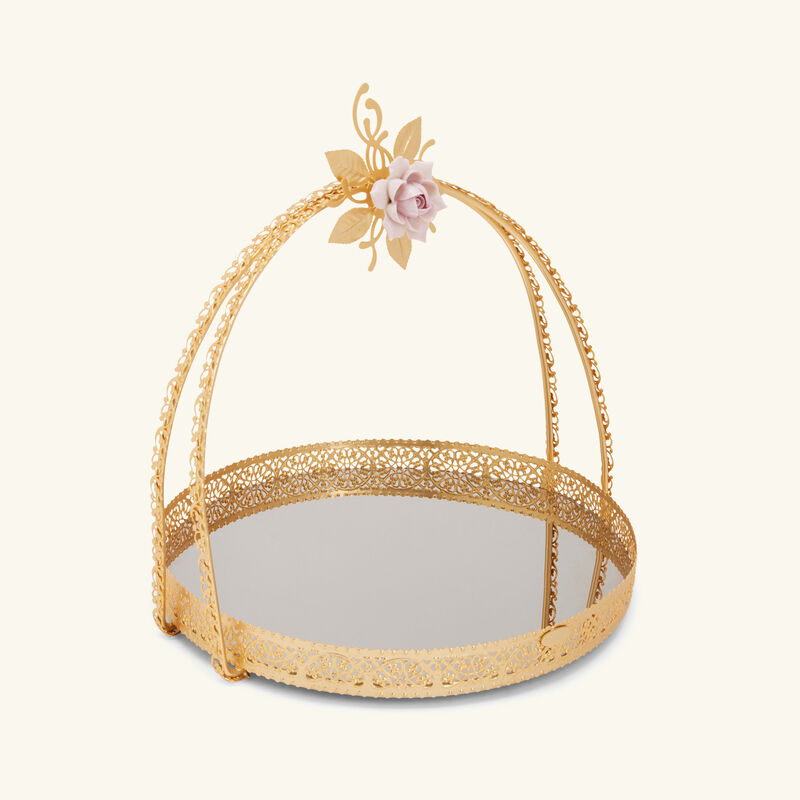 Extravaganza Serving Basket Gold villari extravaganza serving basket gold