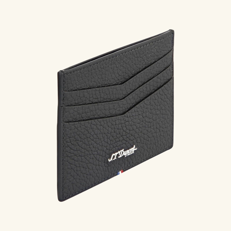 Neo Capsule Card Holder Black st dupont neo capsule card holder black