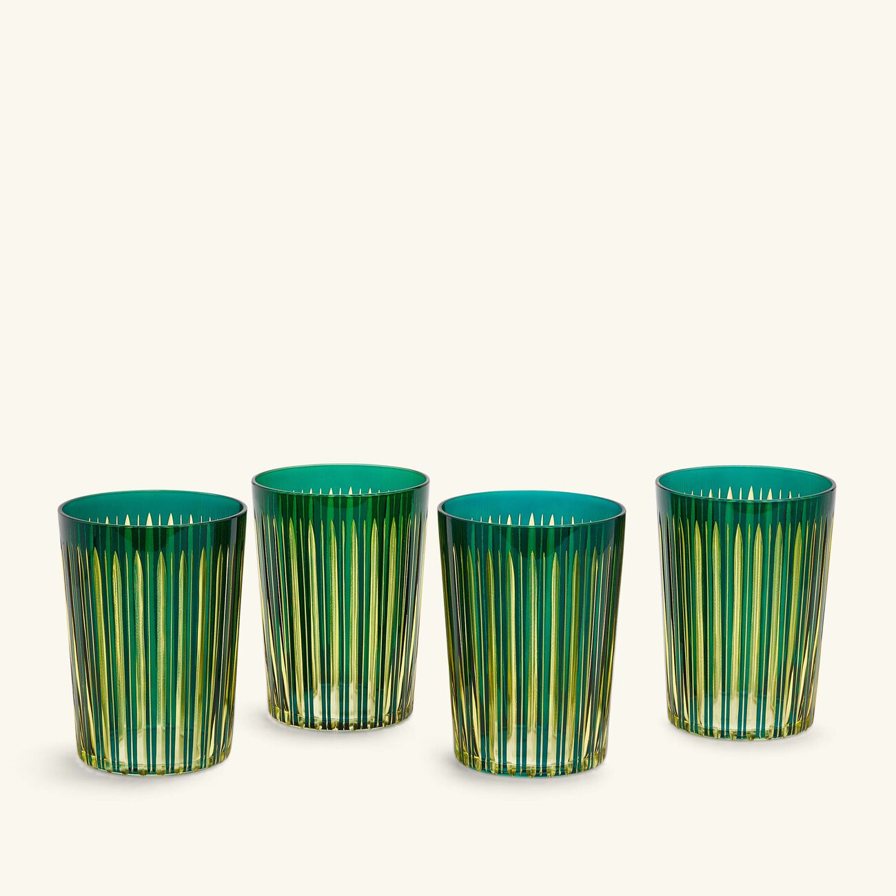 l objet prism highball glasses green set of 4