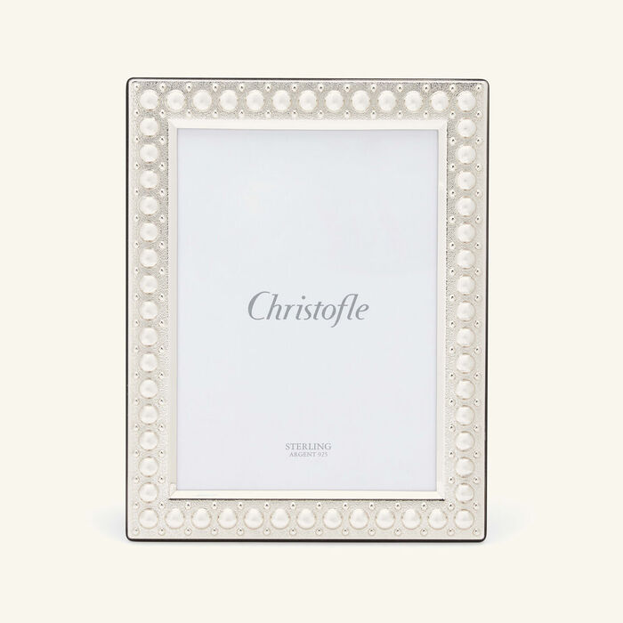 christofle perles picture frame silver 13x18cm