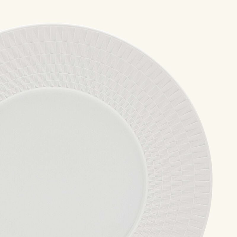 Twist Salad Plate Round White 21cm bernardaud twist salad plate round white 21cm