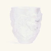 Rosetail Vase Small Clear lalique rosetail vase small clear