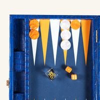 Alligator Backgammon Set Medium vido alligator backgammon set medium
