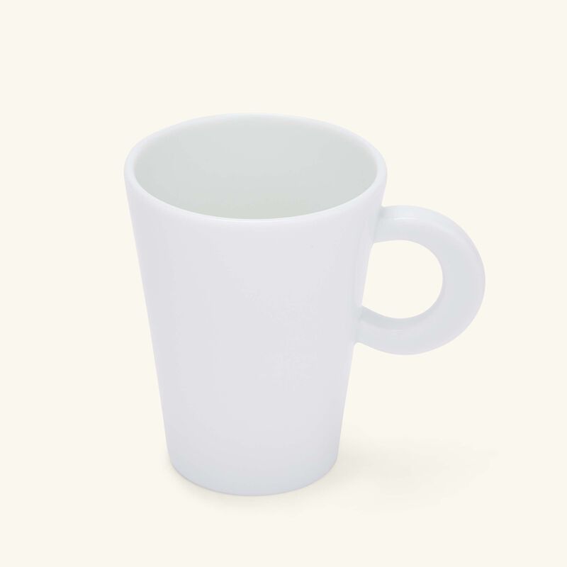 Ecume Coffee Cup & Saucer White Set Of 2 bernardaud ecume coffee cup saucer white set of 2