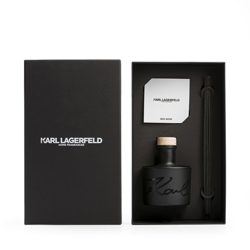 Karl Lagerfeld Iris Noir Reed Diffuser With Black Sticks | Tanagra UAE