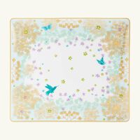Feerie Michael Cailloux Serving Platter Rectangular Blue 22cm bernardaud feerie michael cailloux serving platter rectangular blue 22cm