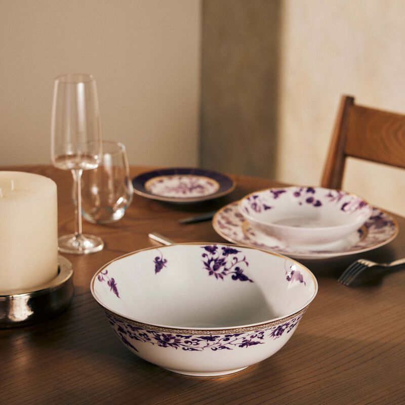 Prunus Salad Bowl Purple 25cm bernardaud prunus salad bowl purple 25cm