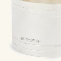 كريستوفل حلقة المناديل نتالي باللون الفضي